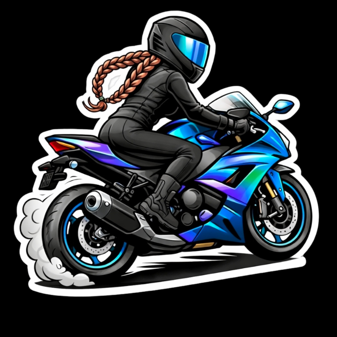Jade Die-Cut Sticker