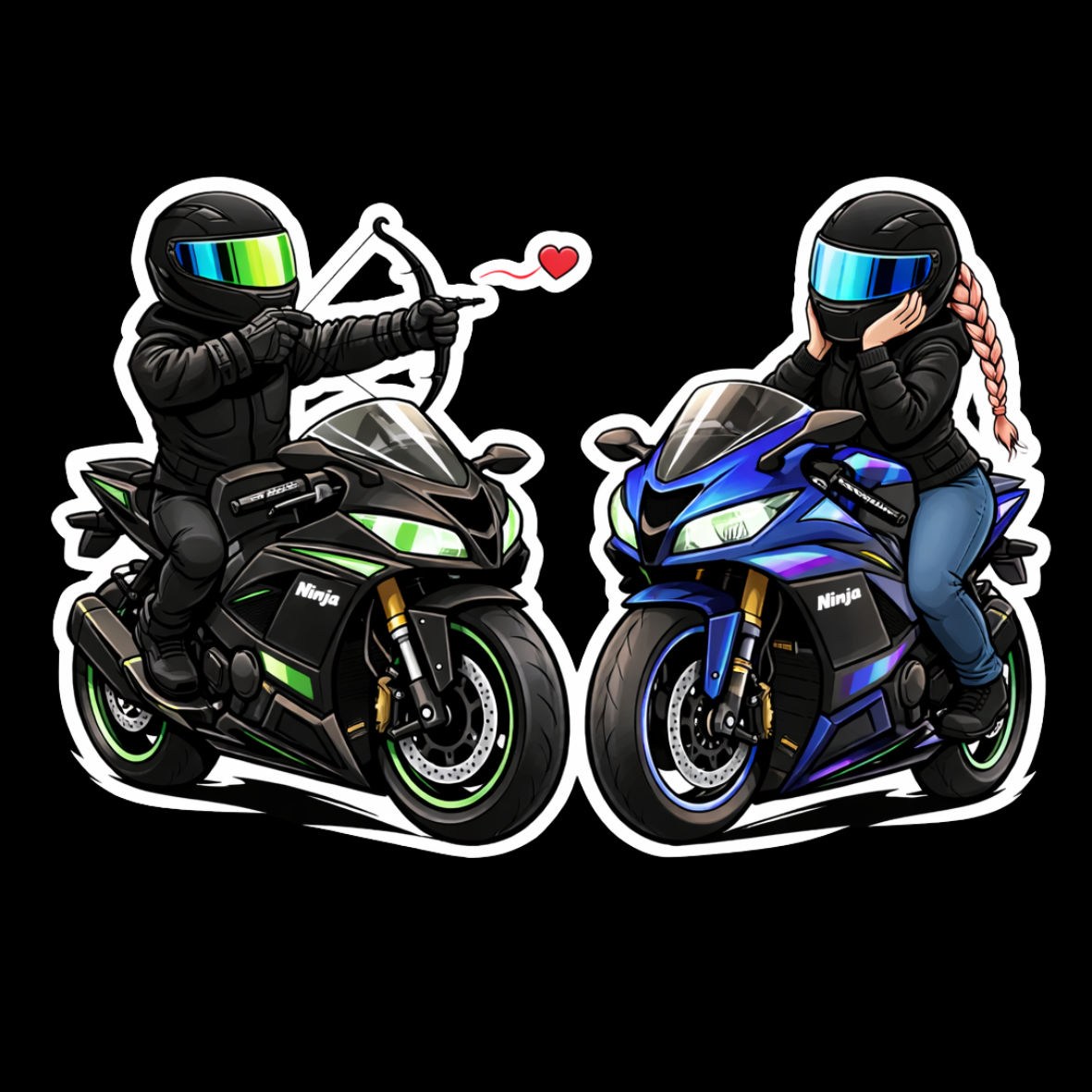 Ransom & Jade Die-Cut Sticker (Arrow)