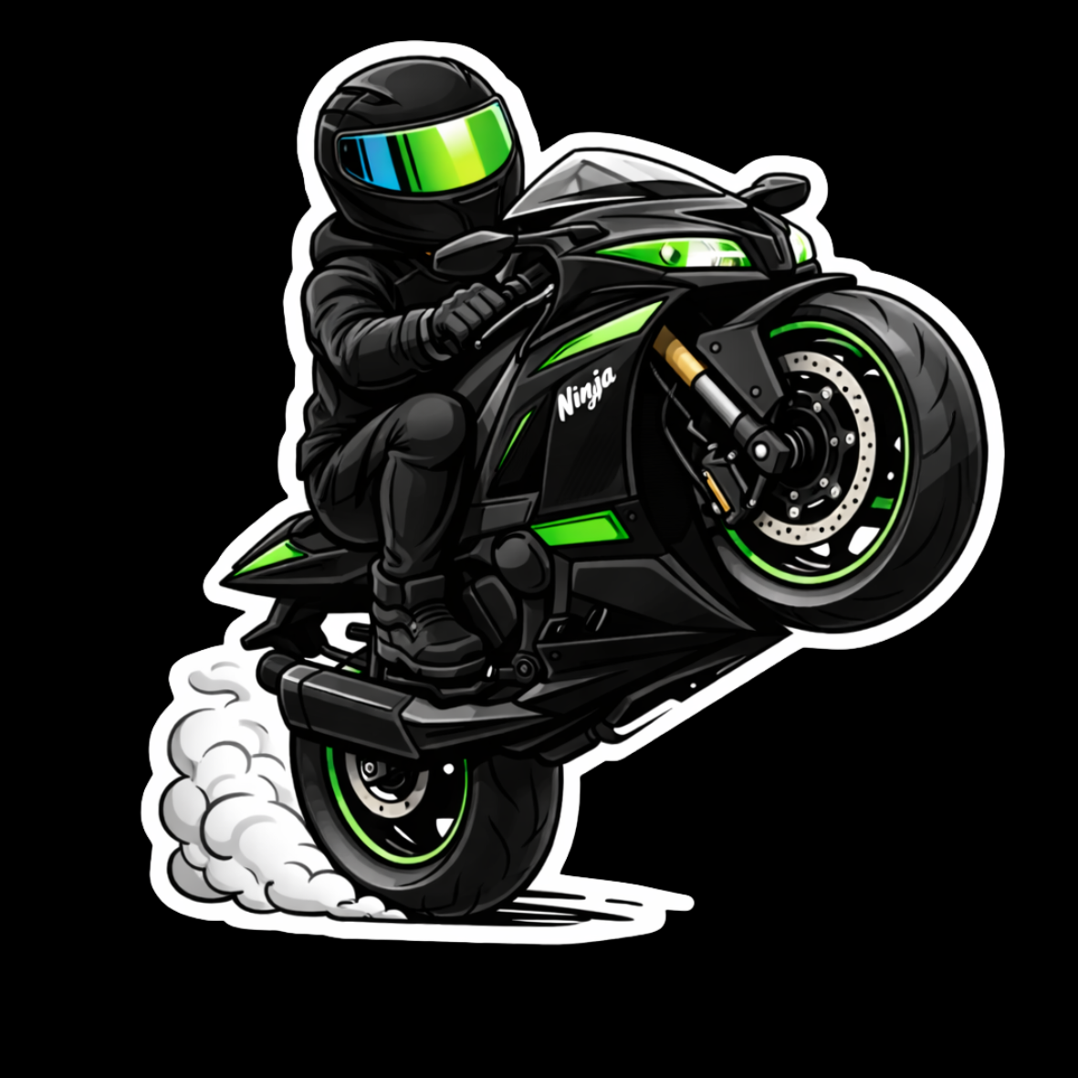 Ransom Die-Cut Sticker (Wheelie)