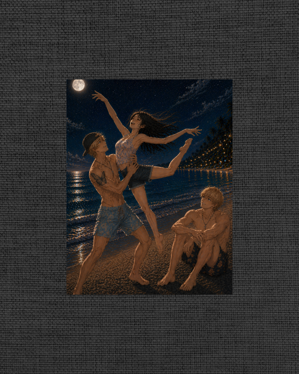 Return to Sea Art Print B (Beachside dance)