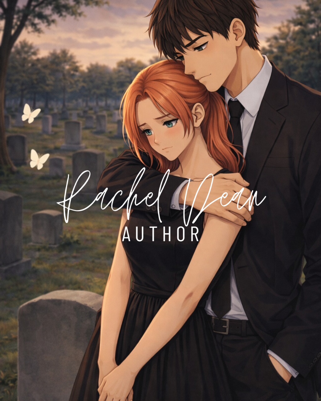Paper Hearts Art Print C (Cemetery reflections)