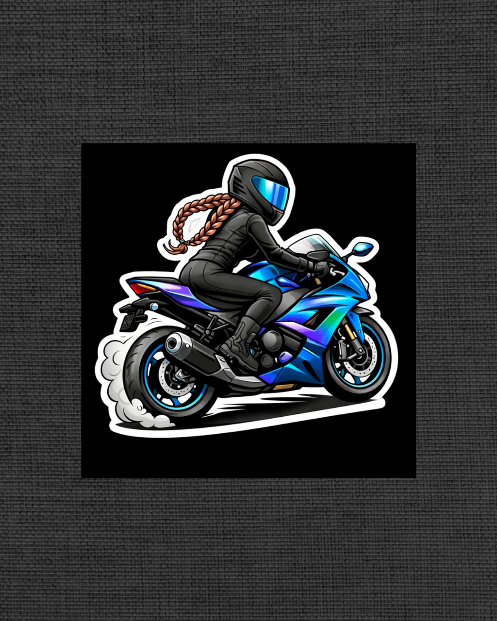 Jade Die-Cut Sticker