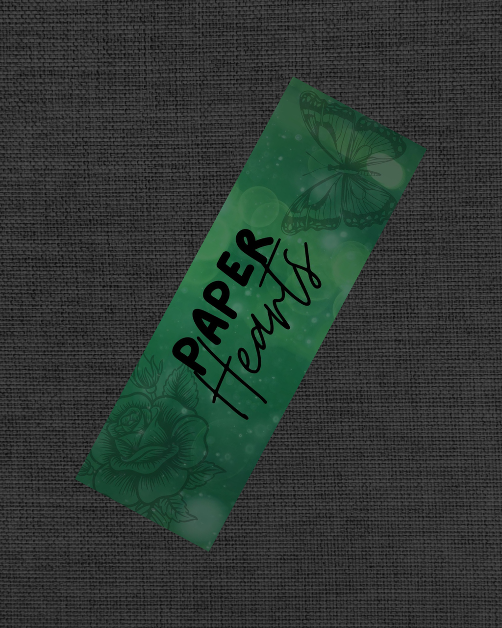 Paper Hearts Bookmark